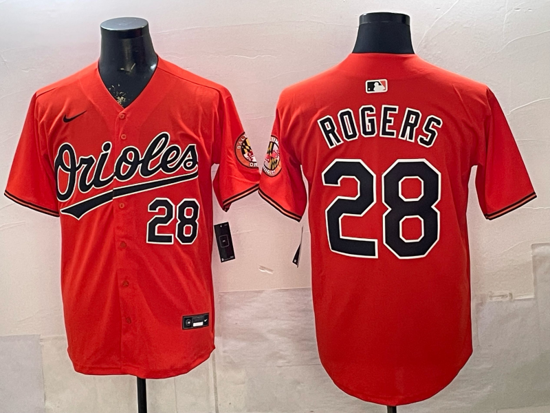Men Baltimore Orioles #28 Rogers orange Game 2026 Nike MLB Jersey2026001